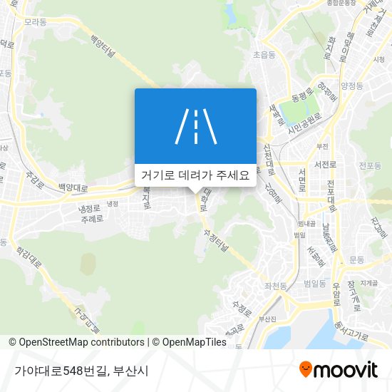 가야대로548번길 지도