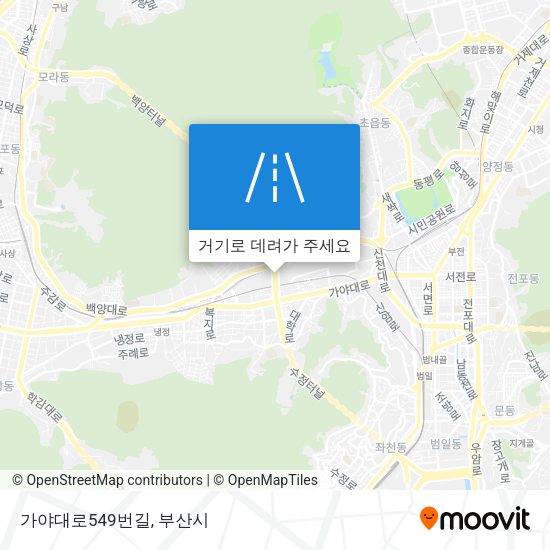 가야대로549번길 지도