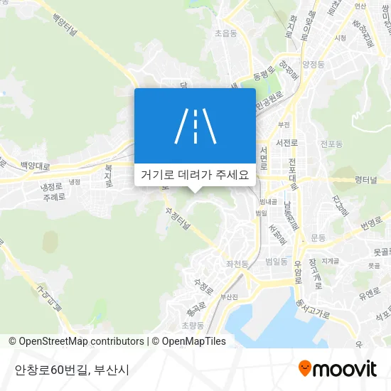 안창로60번길 지도