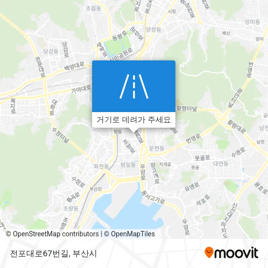 전포대로67번길 지도