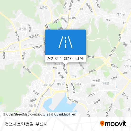 전포대로91번길 지도
