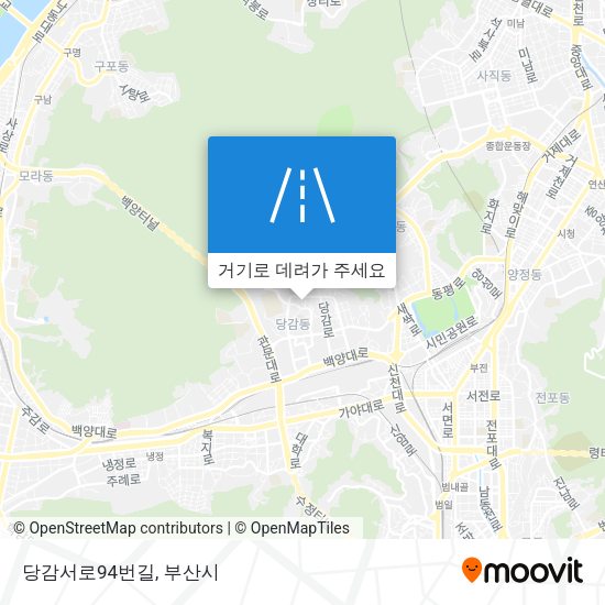 당감서로94번길 지도