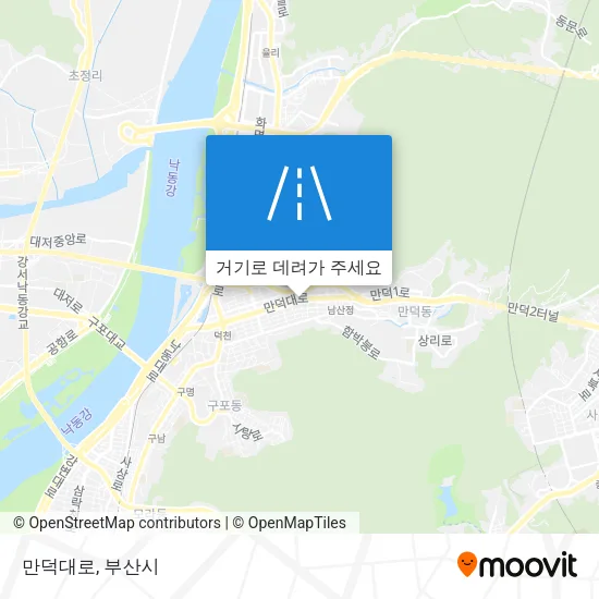 만덕대로 지도