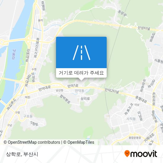 상학로 지도