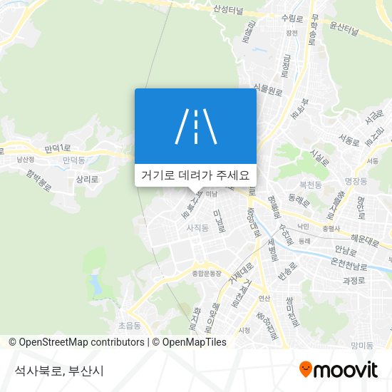 석사북로 지도