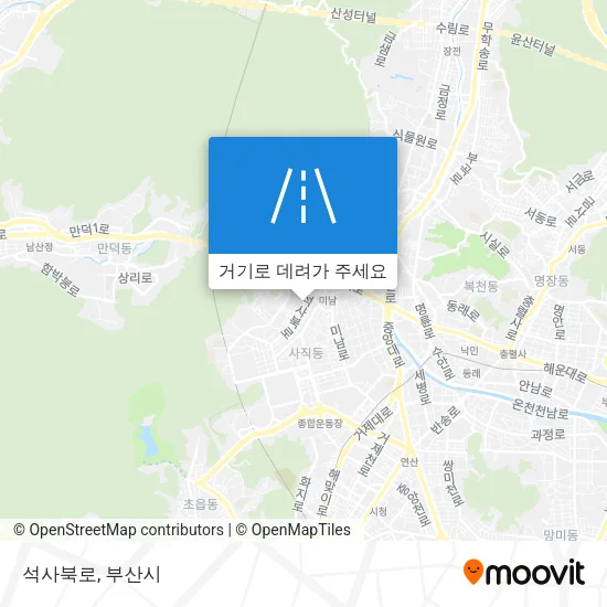 석사북로 지도