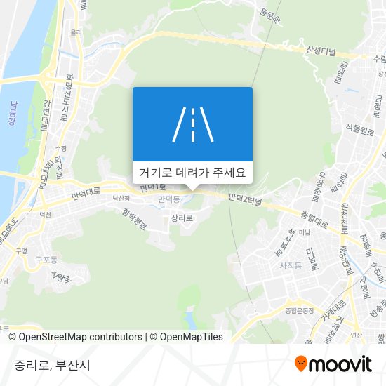 중리로 지도