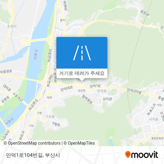 만덕1로104번길 지도
