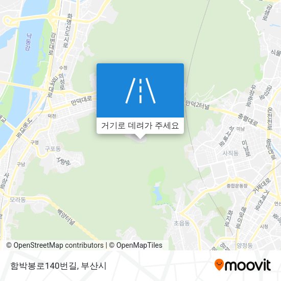 함박봉로140번길 지도