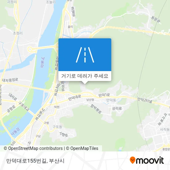 만덕대로155번길 지도