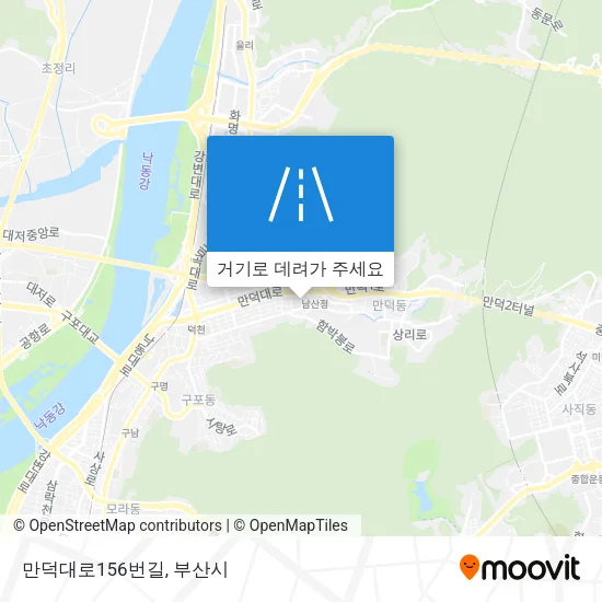 만덕대로156번길 지도