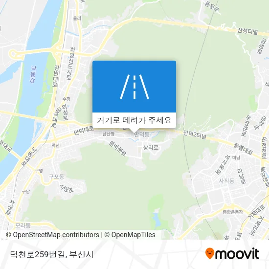 덕천로259번길 지도