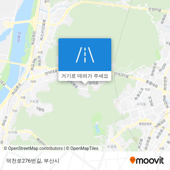 덕천로276번길 지도