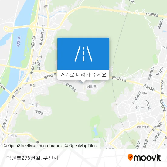 덕천로276번길 지도