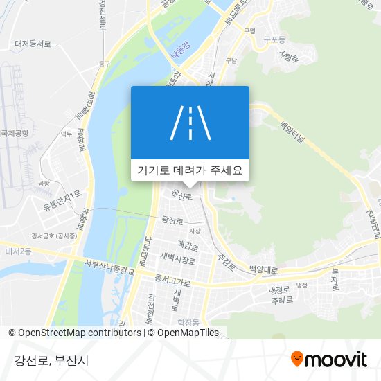 강선로 지도