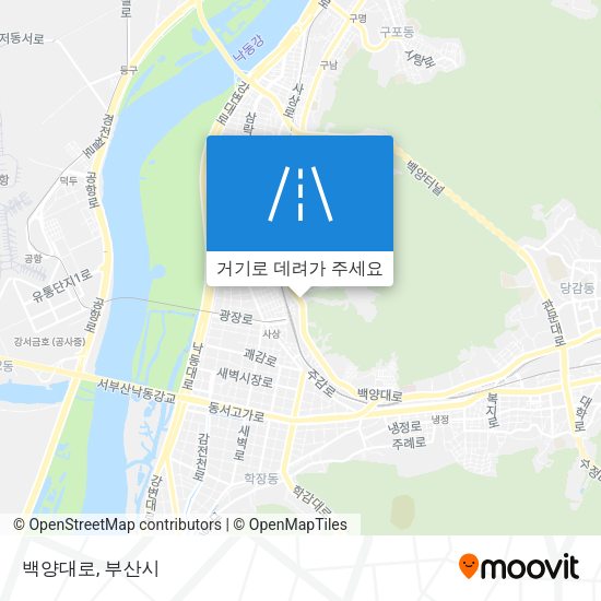 백양대로 지도