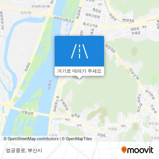 엄궁중로 지도