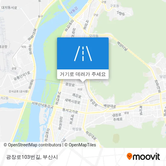 광장로103번길 지도