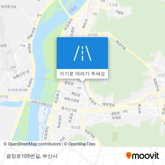 광장로105번길 지도