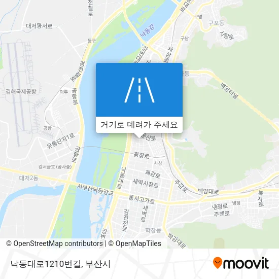 낙동대로1210번길 지도