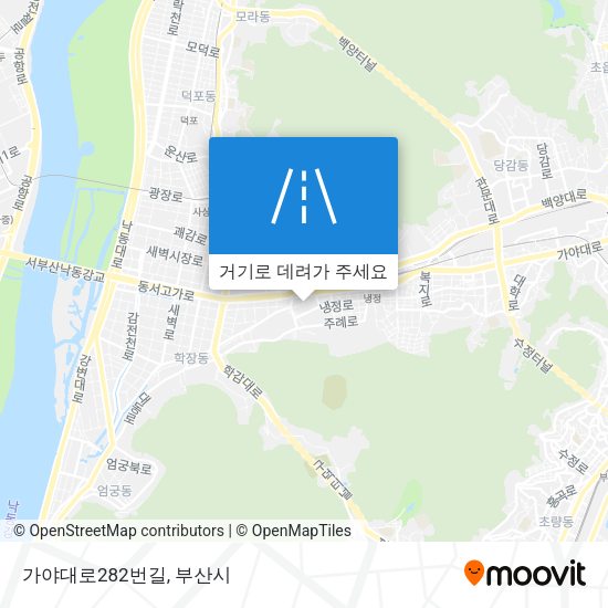 가야대로282번길 지도