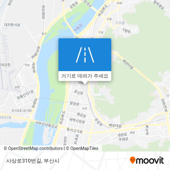 사상로310번길 지도