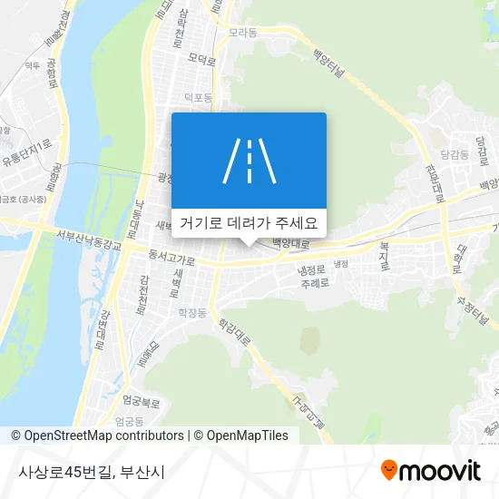 사상로45번길 지도