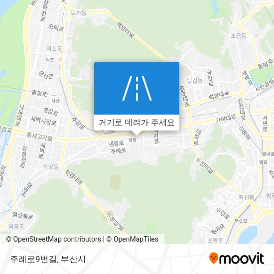 주례로9번길 지도