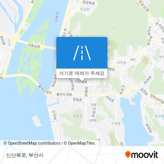 신산북로 지도