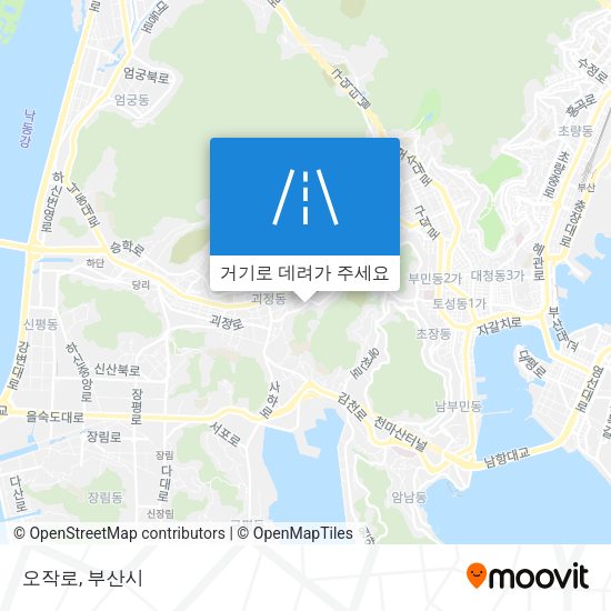 오작로 지도