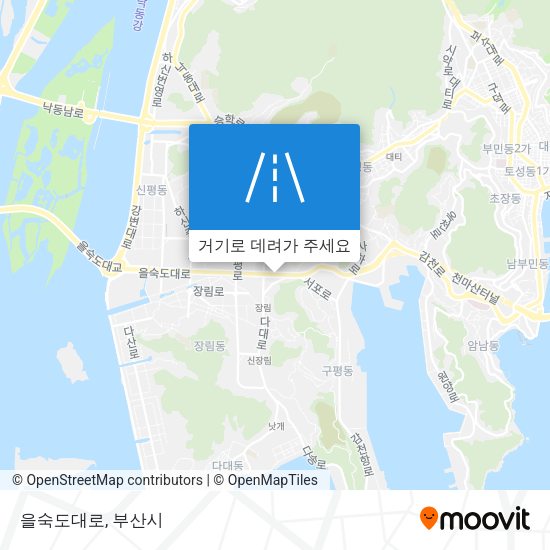 을숙도대로 지도