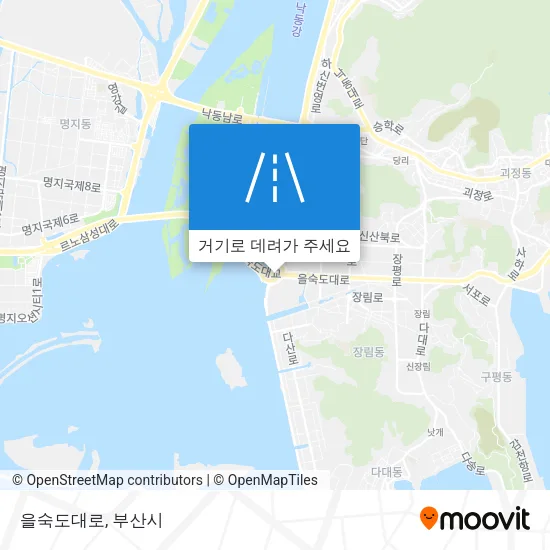 을숙도대로 지도