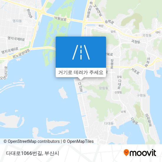 다대로1066번길 지도