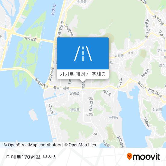 다대로170번길 지도