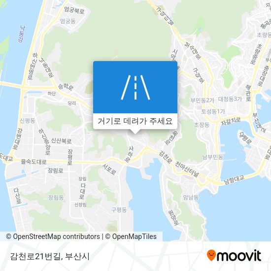감천로21번길 지도