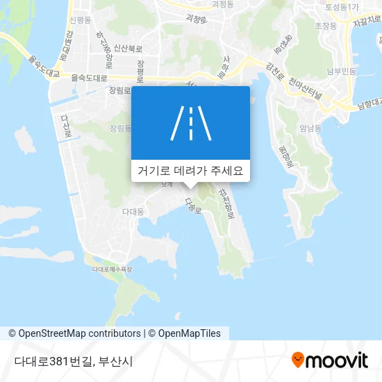 다대로381번길 지도
