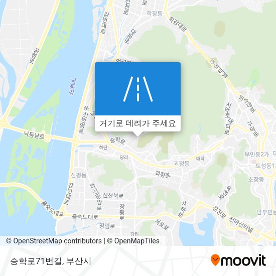 승학로71번길 지도