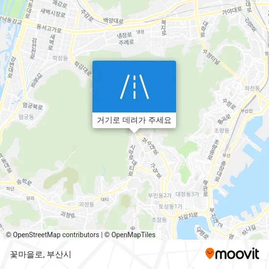 꽃마을로 지도