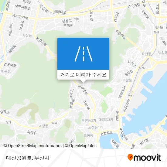 대신공원로 지도