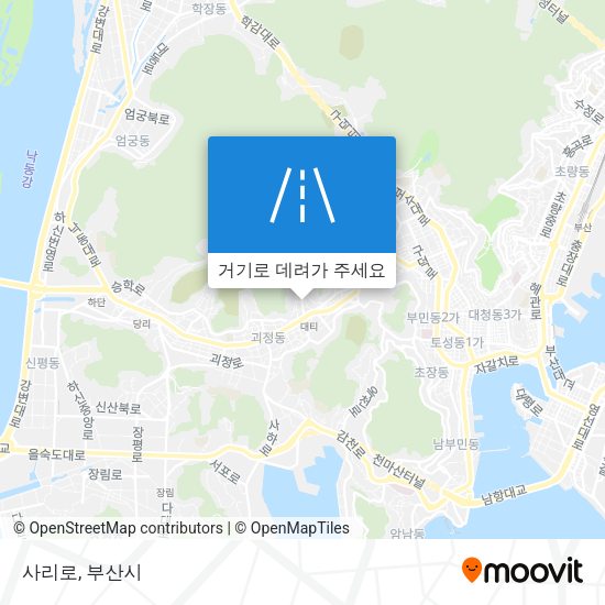 사리로 지도