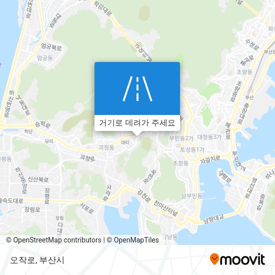 오작로 지도