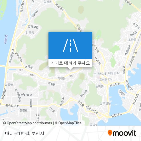 대티로1번길 지도