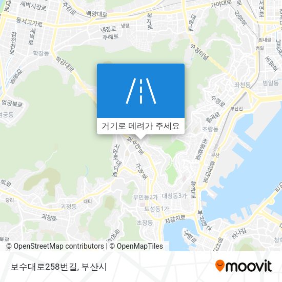 보수대로258번길 지도
