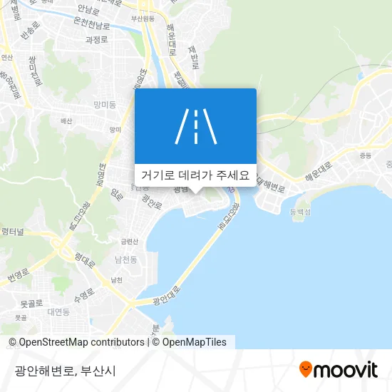 광안해변로 지도