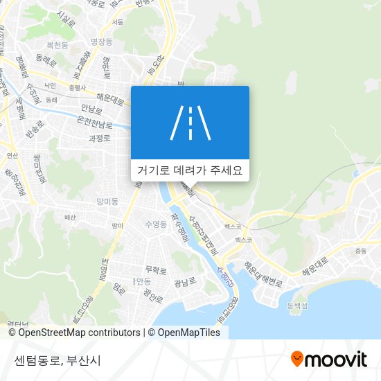 센텀동로 지도