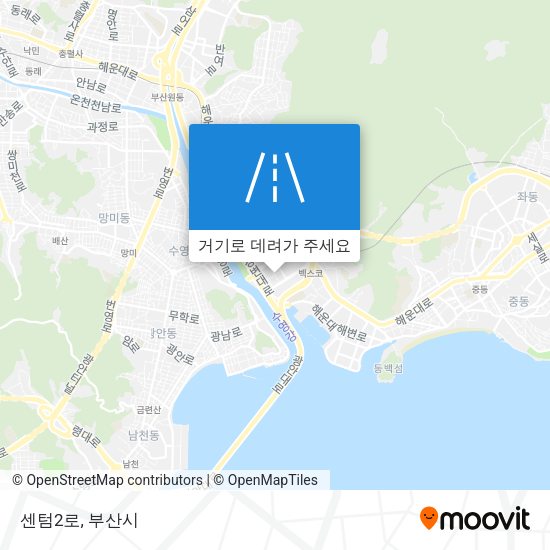 센텀2로 지도