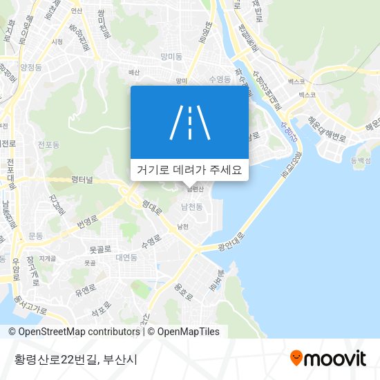 황령산로22번길 지도