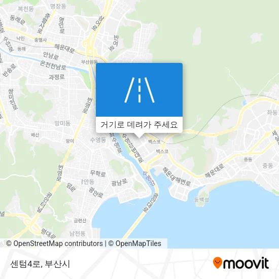 센텀4로 지도