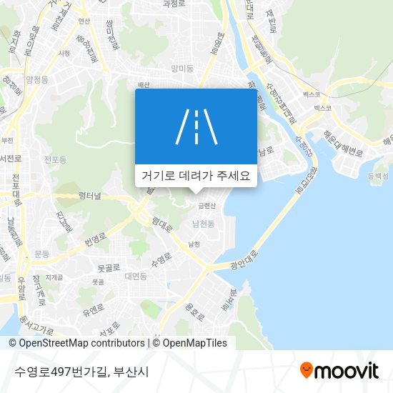 수영로497번가길 지도