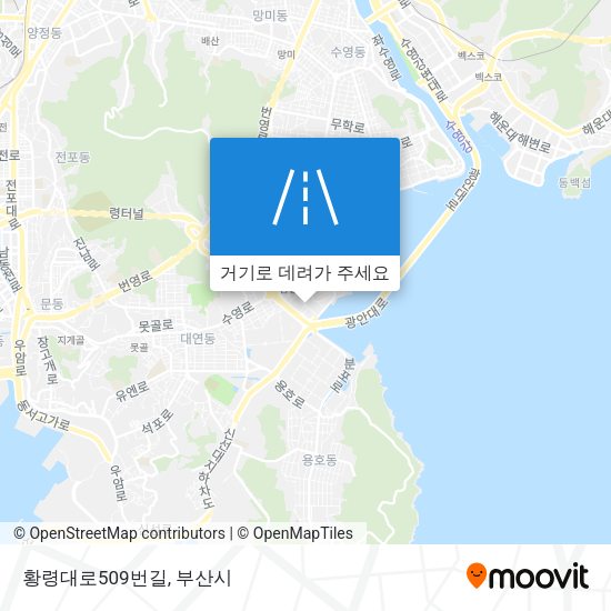 황령대로509번길 지도
